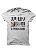 Dua Lipa White T-Shirt Hoodie, Sweatshirt | CoreVibeTees.com