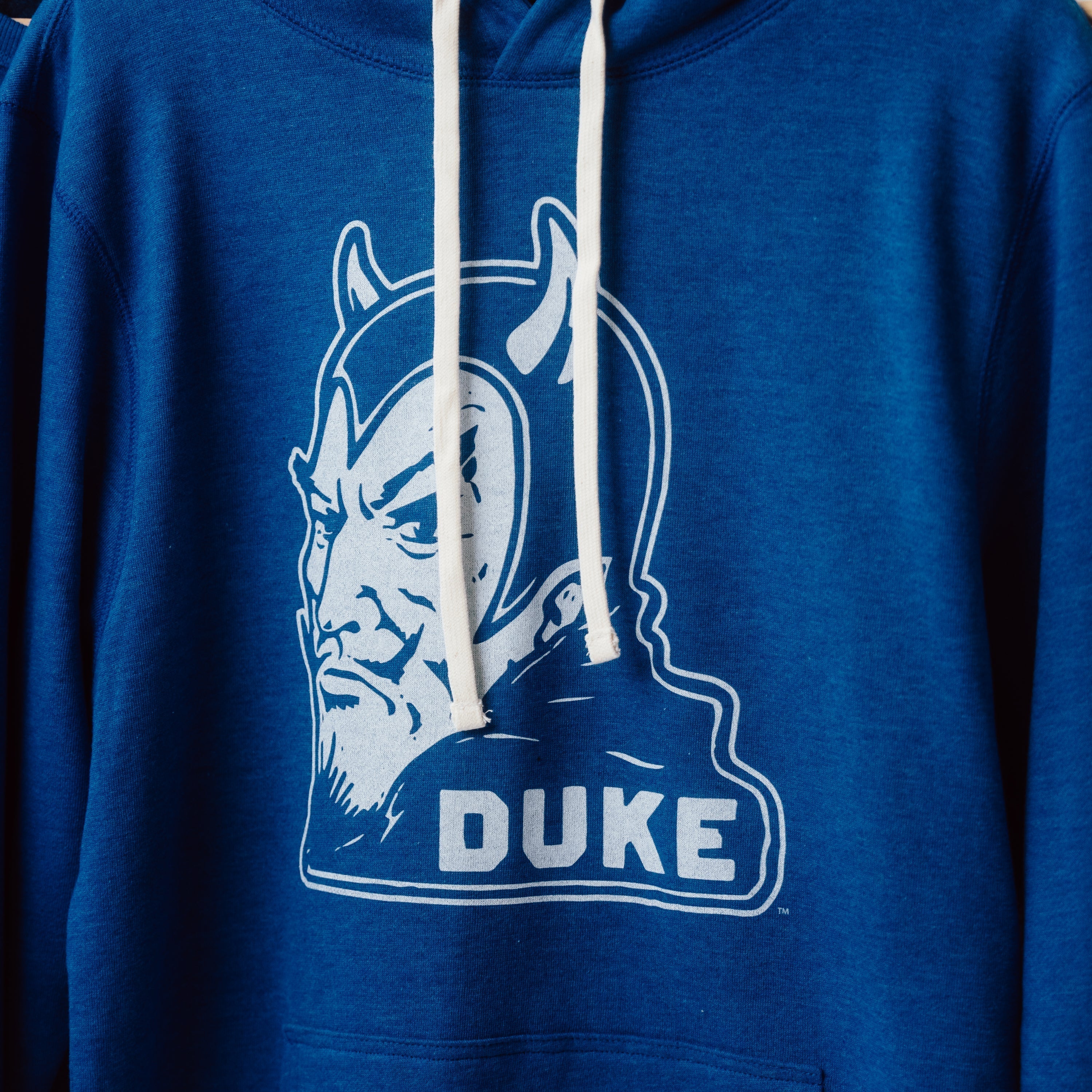 Duke Vintage Blue Devil Logo Hoodie Style001 T-Shirts, Sweatshirt | CoreVibeTees.com (Image 2)