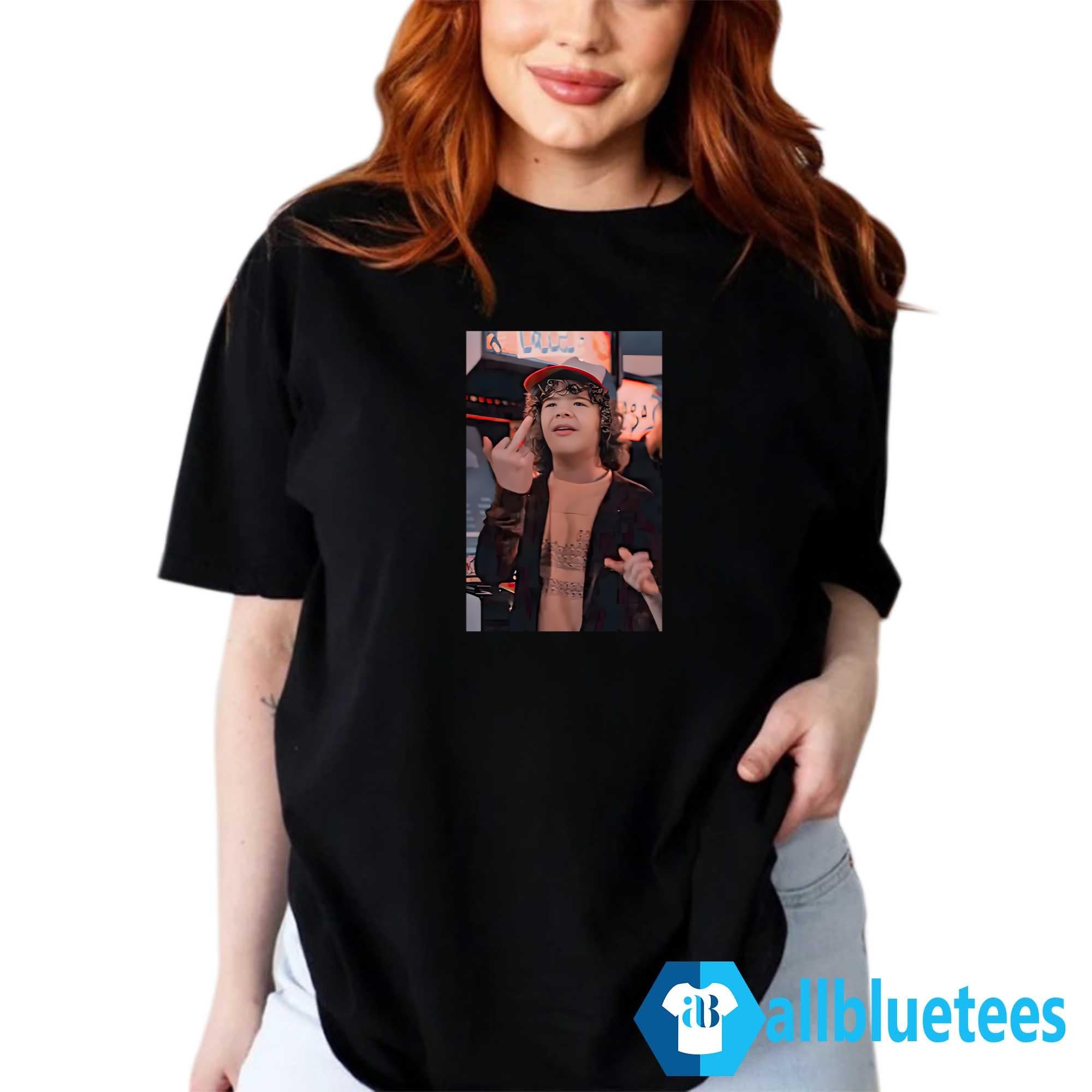 Dustin Middle Finger Shirt
