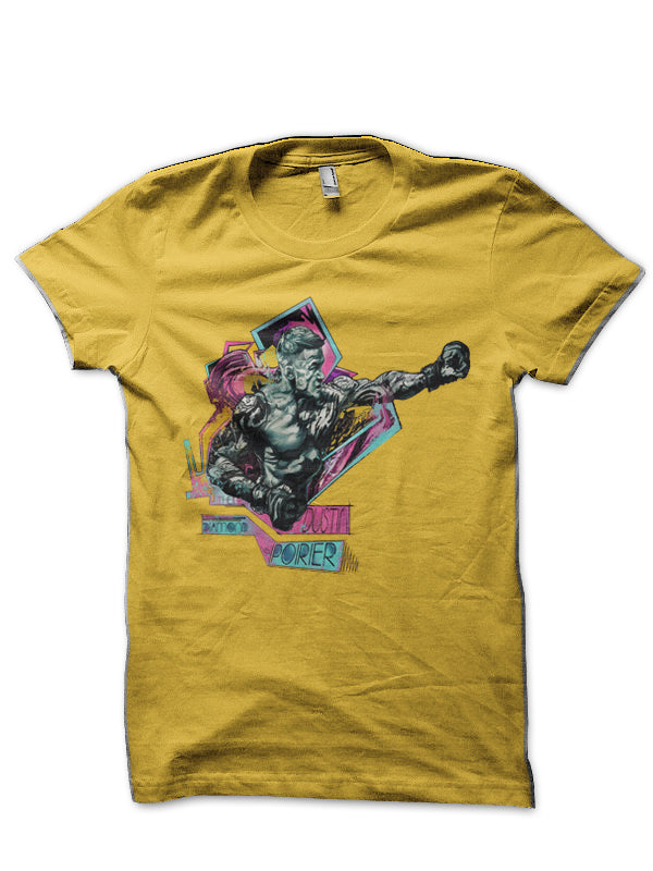 Dustin Poirier Yellow T-Shirt Hoodie, Sweatshirt | CoreVibeTees.com