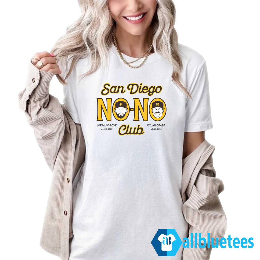 Dylan Cease Joe Musgrove San Diego No-No Club Shirt
