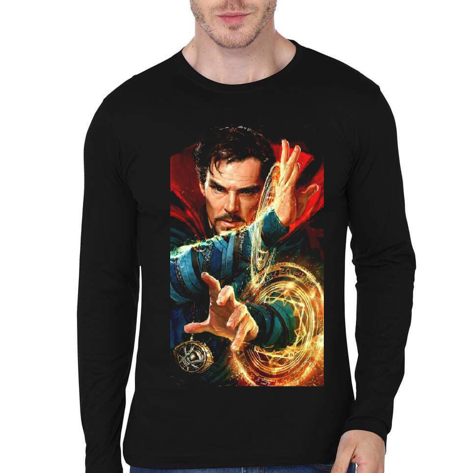 Doctor Strange Black Full Sleeve T-Shirt Hoodie, Sweatshirt | CoreVibeTees.com
