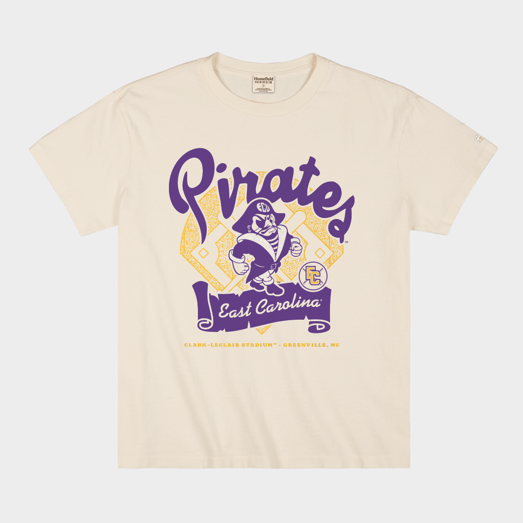ECU Pirates Baseball Ballpark Heavyweight Tee Style001 Hoodie, Sweatshirt | CoreVibeTees.com