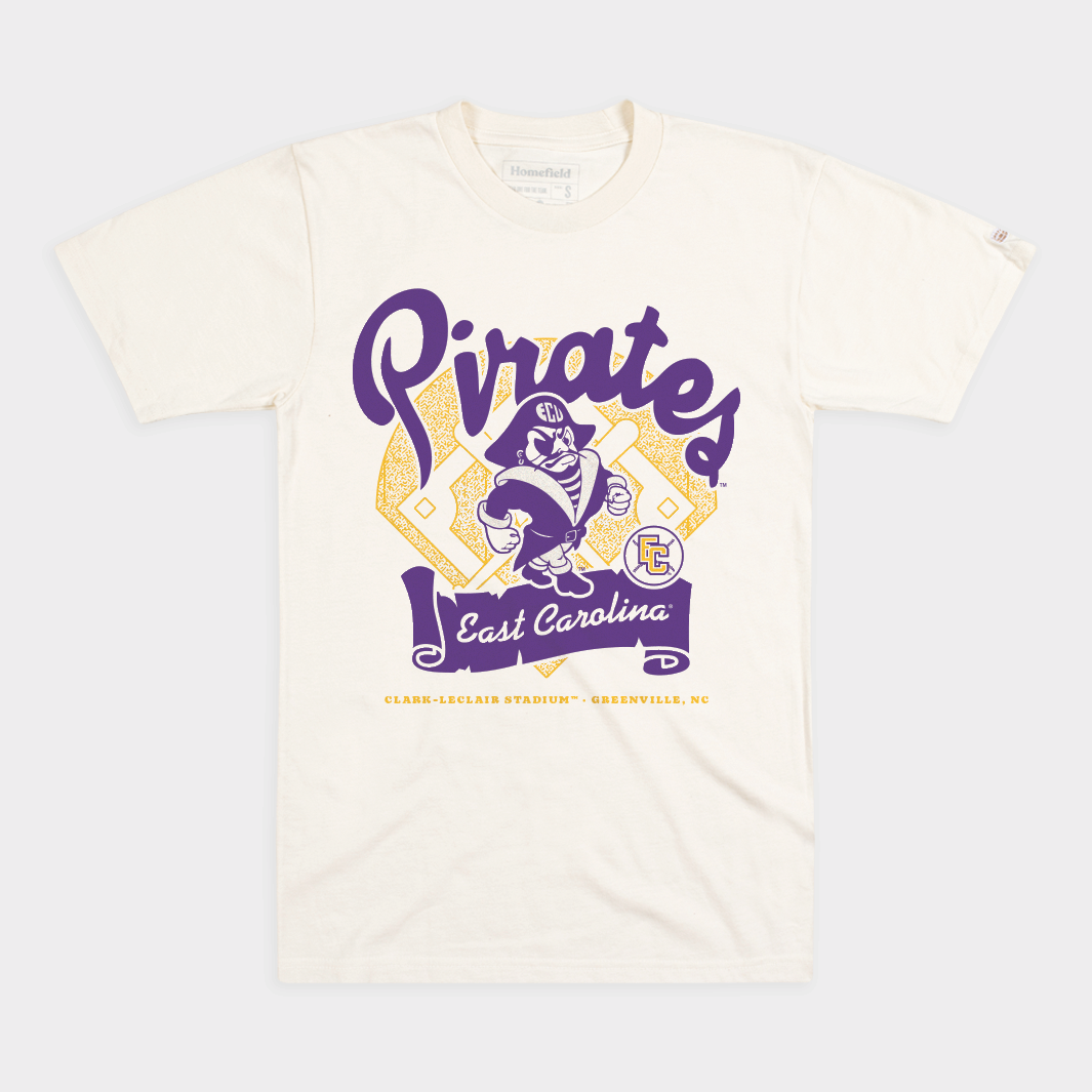ECU Pirates Baseball Ballpark Tee Hoodie, Sweatshirt | CoreVibeTees.com