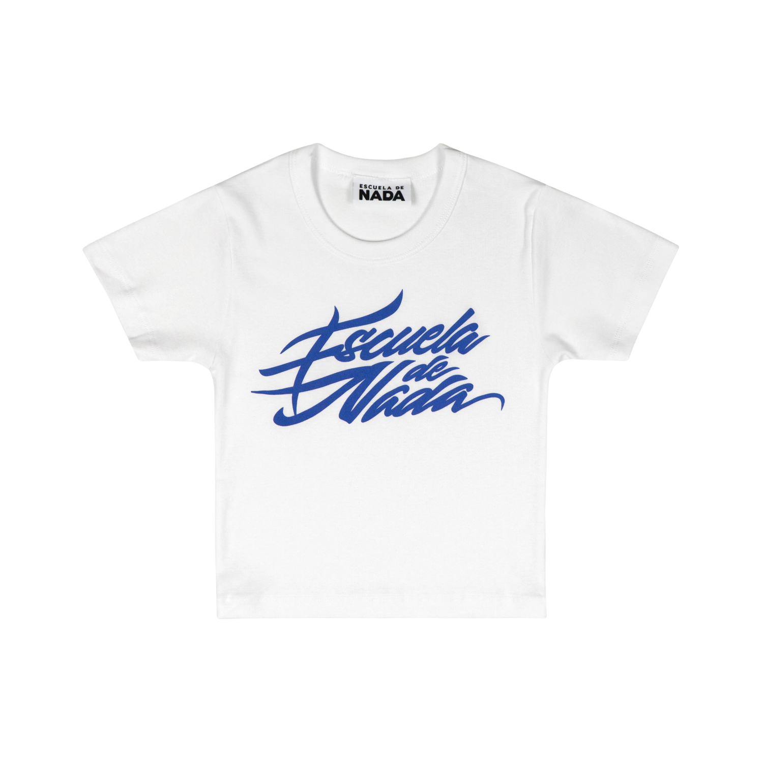 Escuela De Nada -Font White Baby Tee Hoodie, Sweatshirt | CoreVibeTees.com (Image 1)