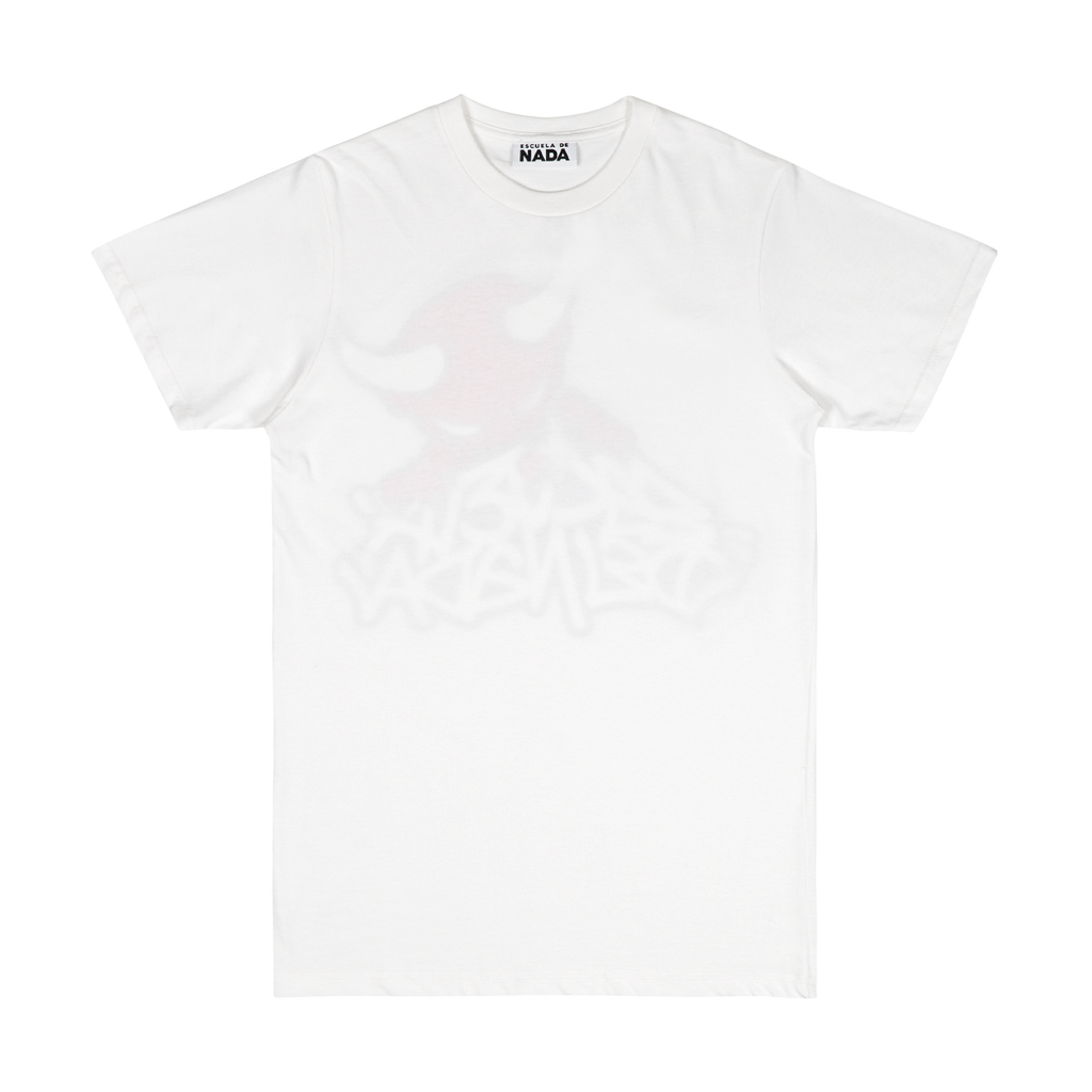 Escuela De Nada - Demonio White Tee Hoodie, Sweatshirt | CoreVibeTees.com (Image 3)