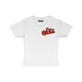 Escuela De Nada - Tres Letras White Baby Tee Hoodie, Sweatshirt | CoreVibeTees.com (Image 1)
