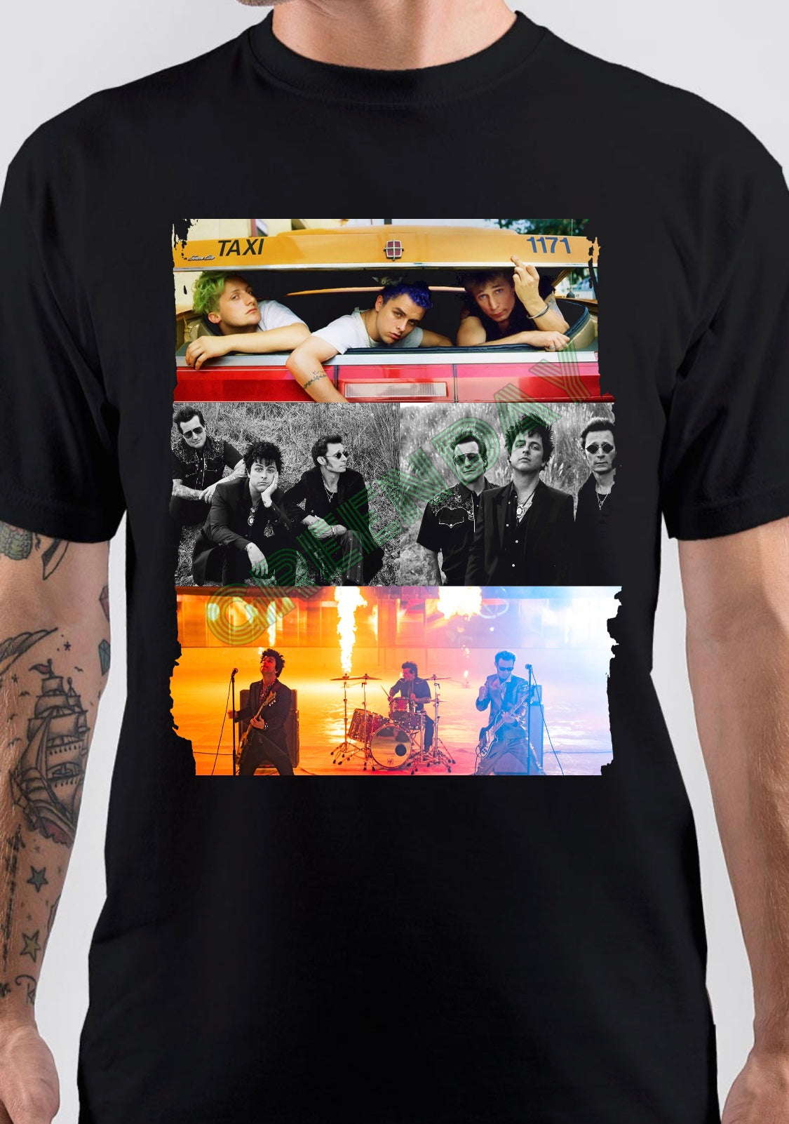 Green Day T-Shirt Style016 Hoodie, Sweatshirt | CoreVibeTees.com