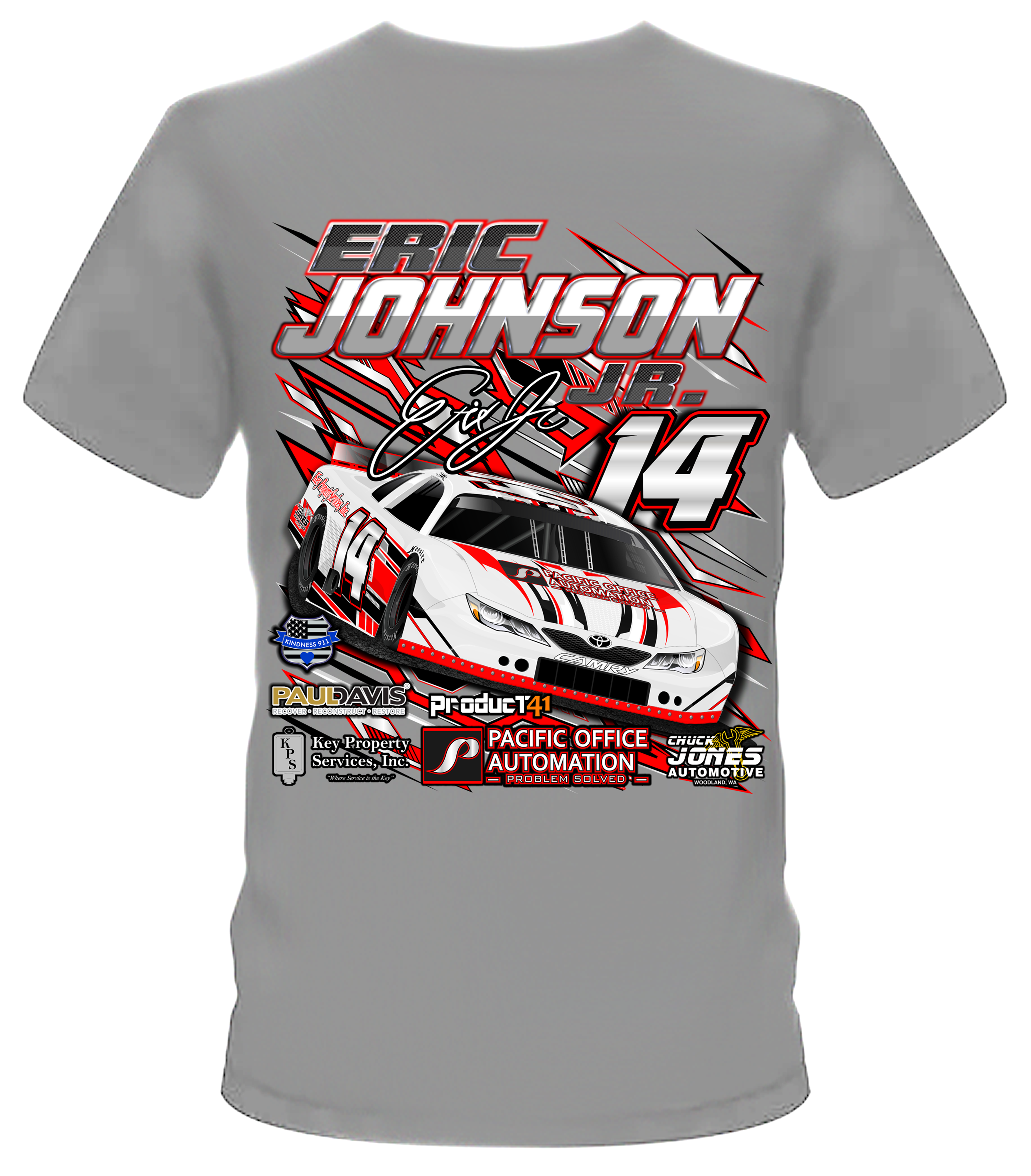 Eric Johnson Jr #14 T-Shirt Hoodie, Sweatshirt | CoreVibeTees.com (Image 3)