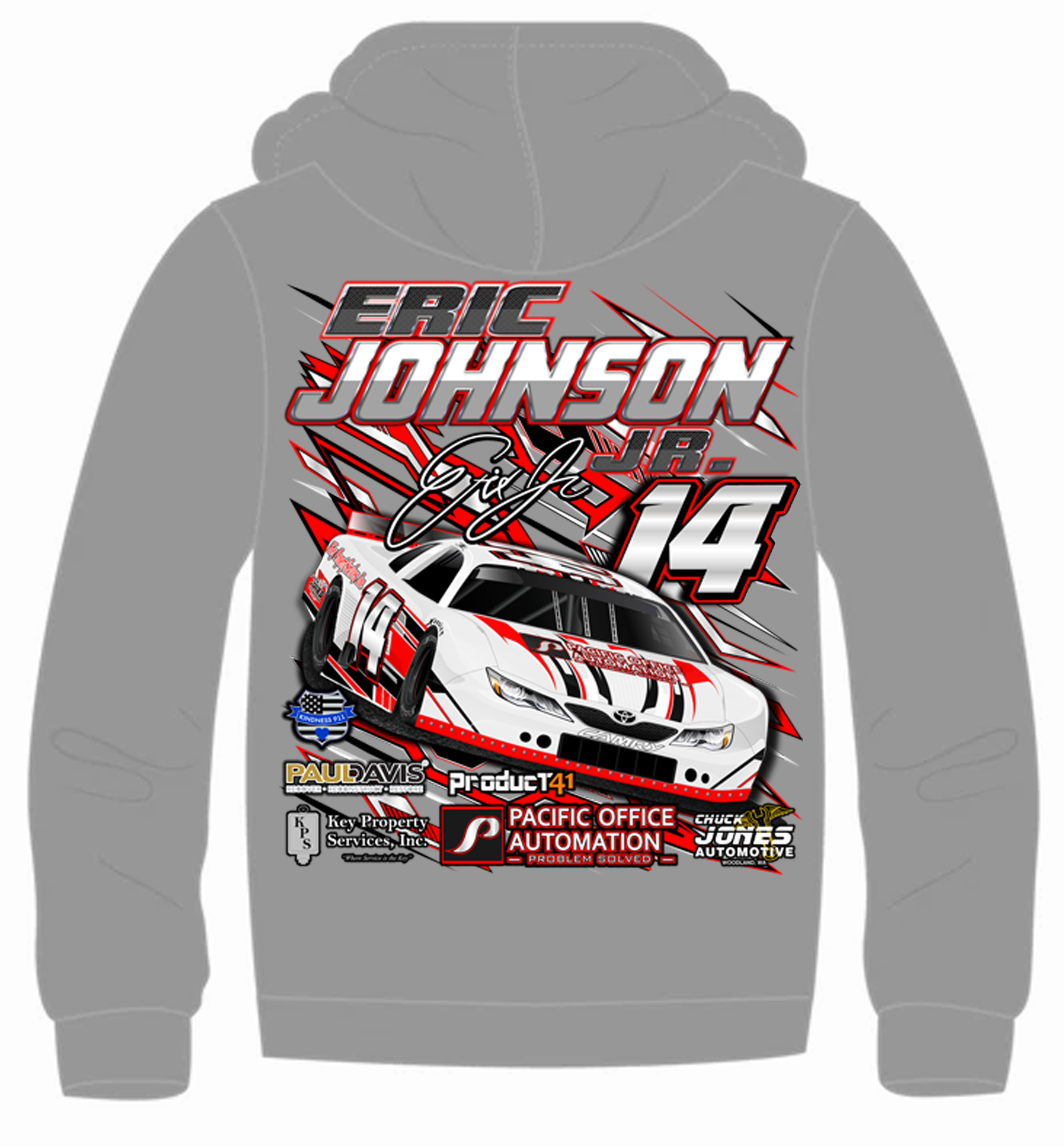 Eric Johnson Jr #14 Sweatshirt T-Shirts, Hoodie | CoreVibeTees.com (Image 3)