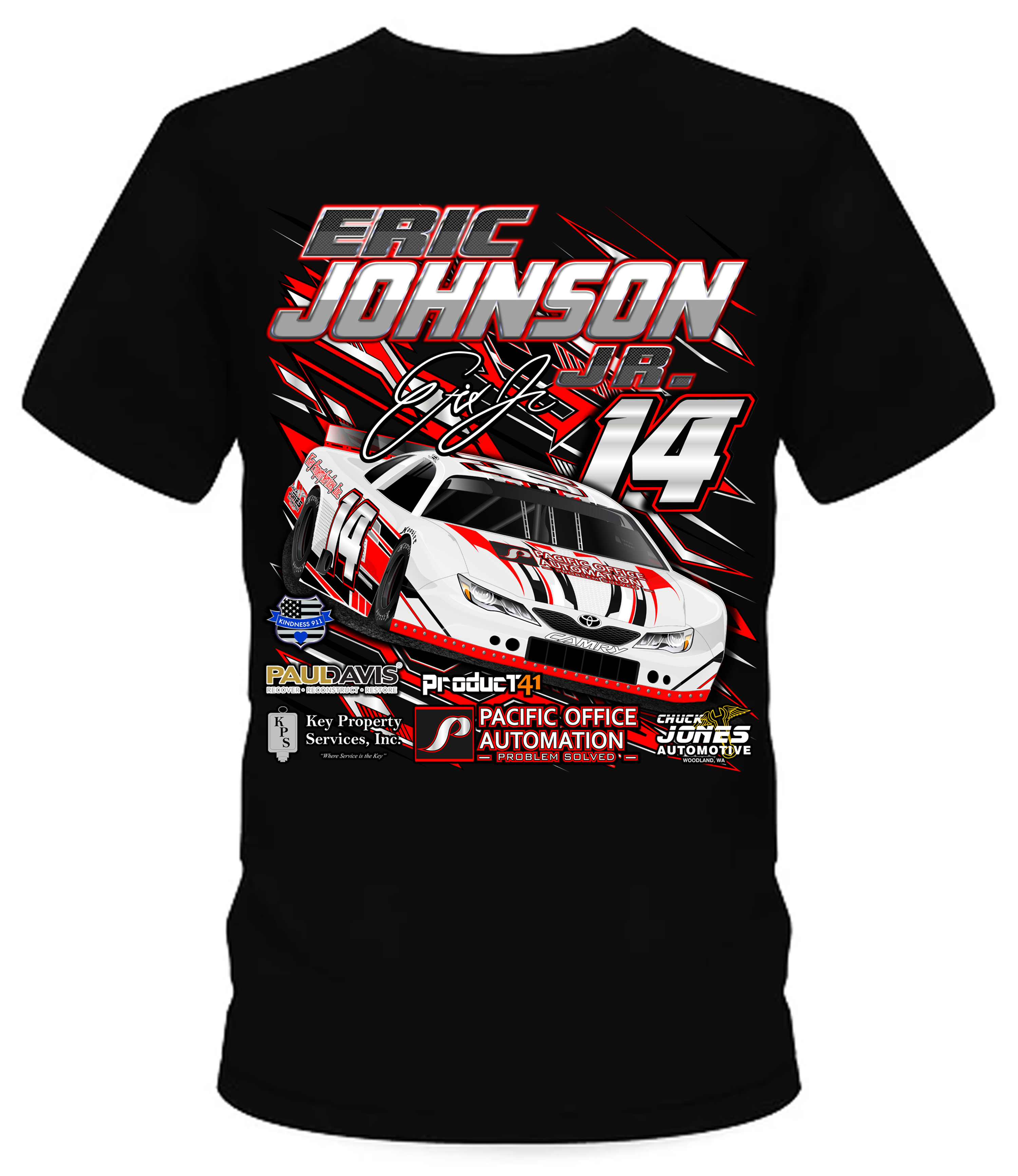 Eric Johnson Jr #14 T-Shirt Hoodie, Sweatshirt | CoreVibeTees.com (Image 1)