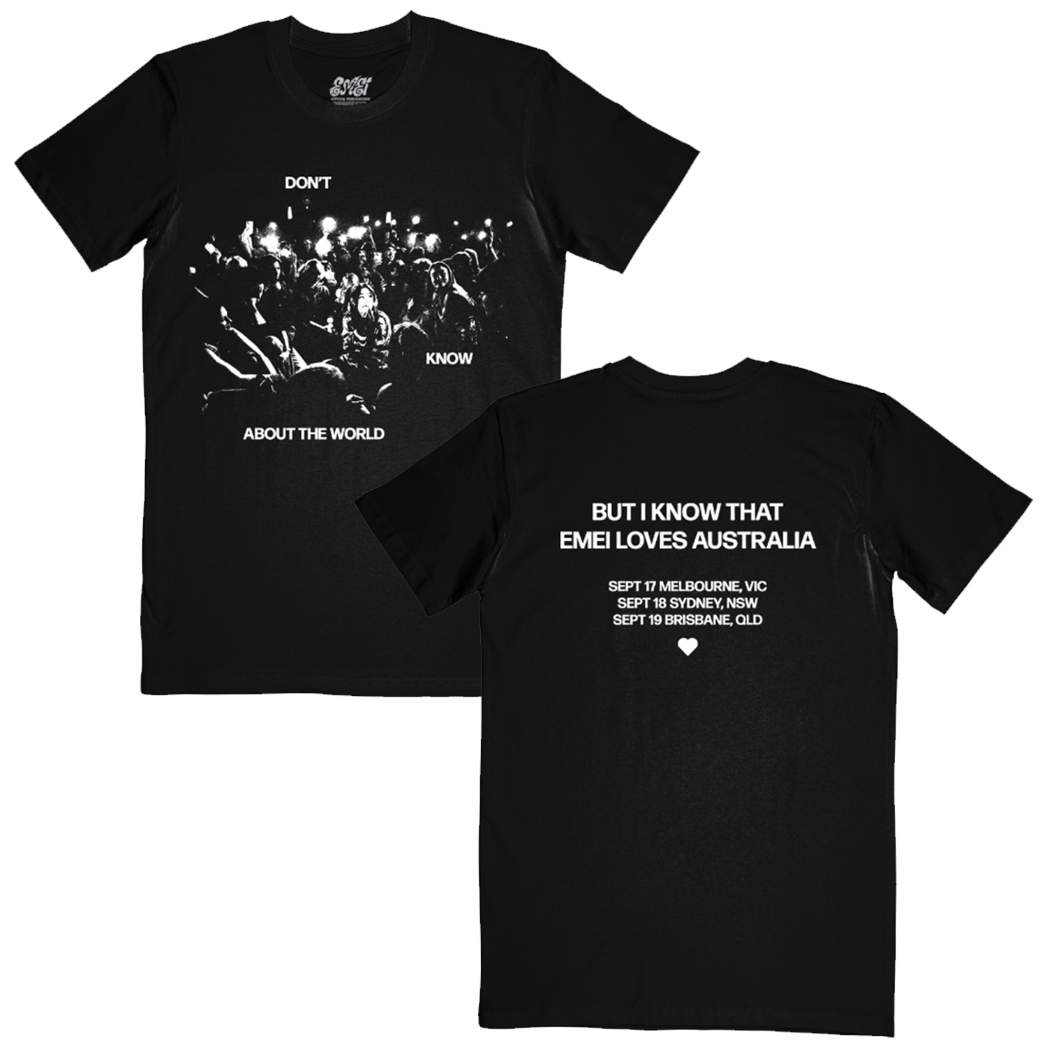 AUS Tour T-Shirt (Black) Style001 Hoodie, Sweatshirt | CoreVibeTees.com