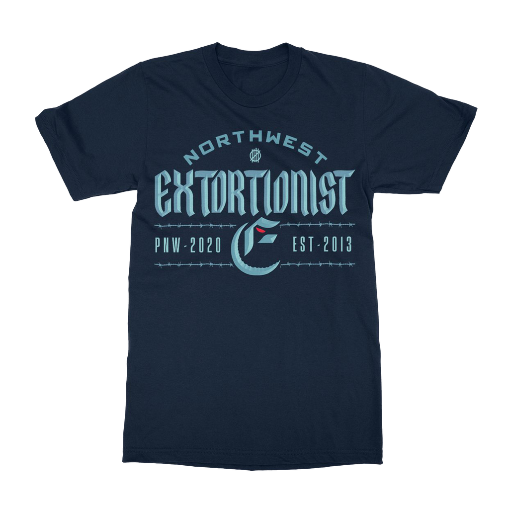 Extortionist - Release the Riffs Shirt (Navy) Hoodie, Sweatshirt | CoreVibeTees.com (Image 2)