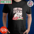 Earn Your Stickers helmet football shirt