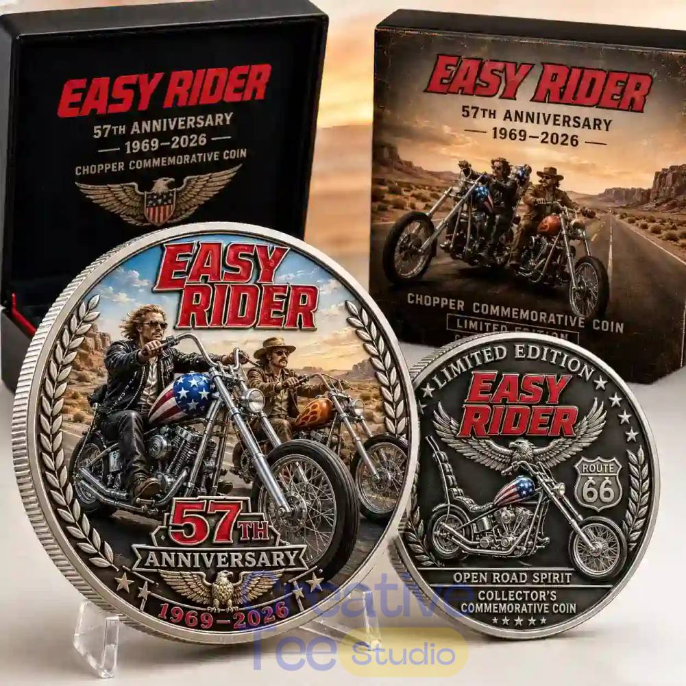Easy Rider 57th Anniversary Chopper Commemorative Coin