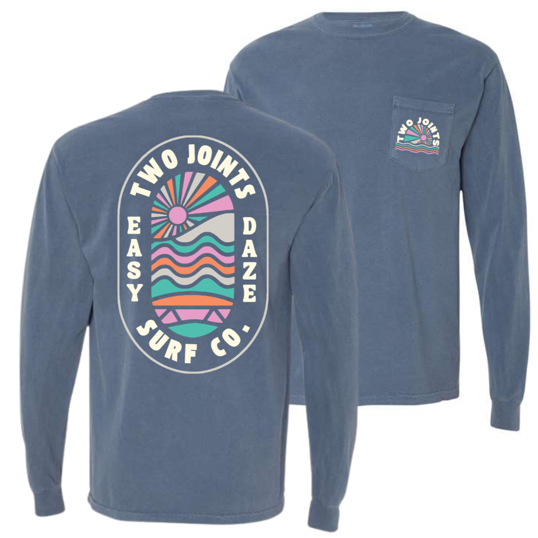 Eazy Daze Long Sleeve Tee Hoodie, Sweatshirt | CoreVibeTees.com