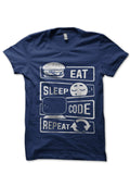 Eat Sleep Code Repeat T-Shirt Hoodie, Sweatshirt | CoreVibeTees.com