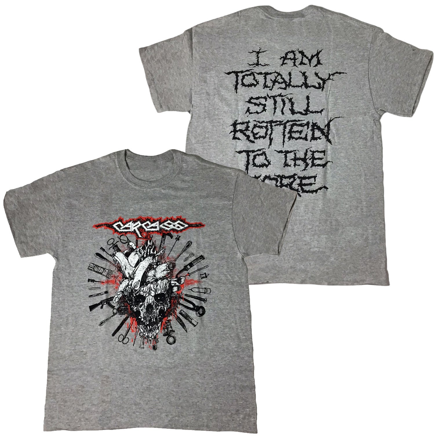 Carcass - Still Rotten To The Gore t-shirt Hoodie, Sweatshirt | CoreVibeTees.com (Image 1)