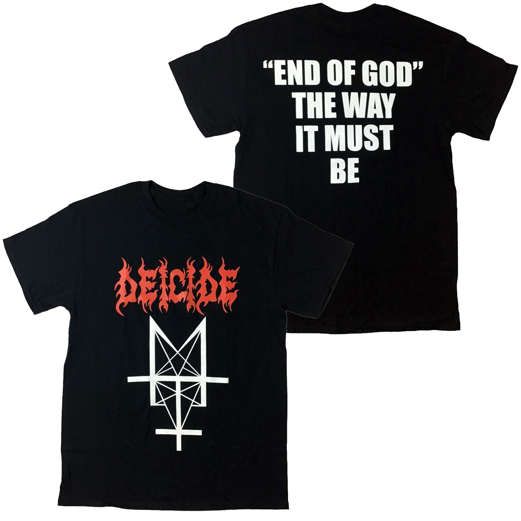 Deicide - Trifixion End Of God t-shirt Hoodie, Sweatshirt | CoreVibeTees.com (Image 1)