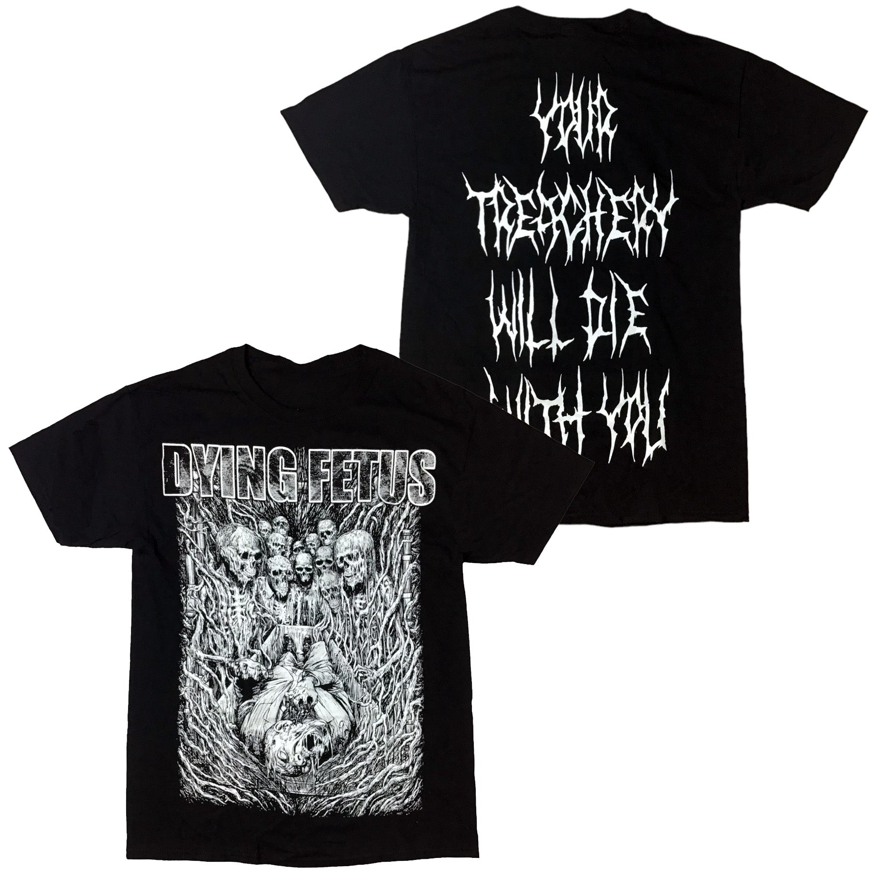 Dying Fetus - Treachery t-shirt Hoodie, Sweatshirt | CoreVibeTees.com (Image 1)