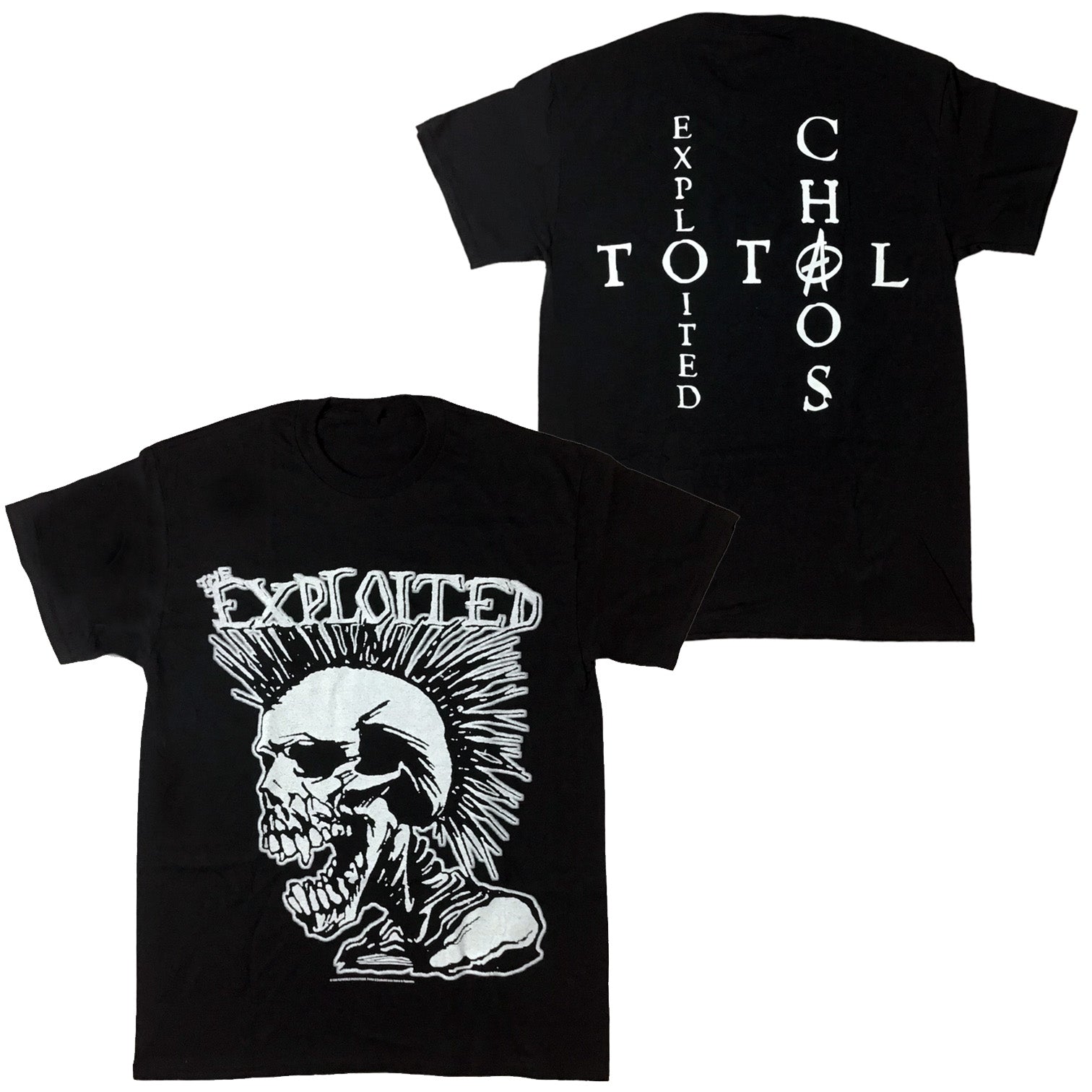 The Exploited - Mohican Skull t-shirt Hoodie, Sweatshirt | CoreVibeTees.com (Image 1)