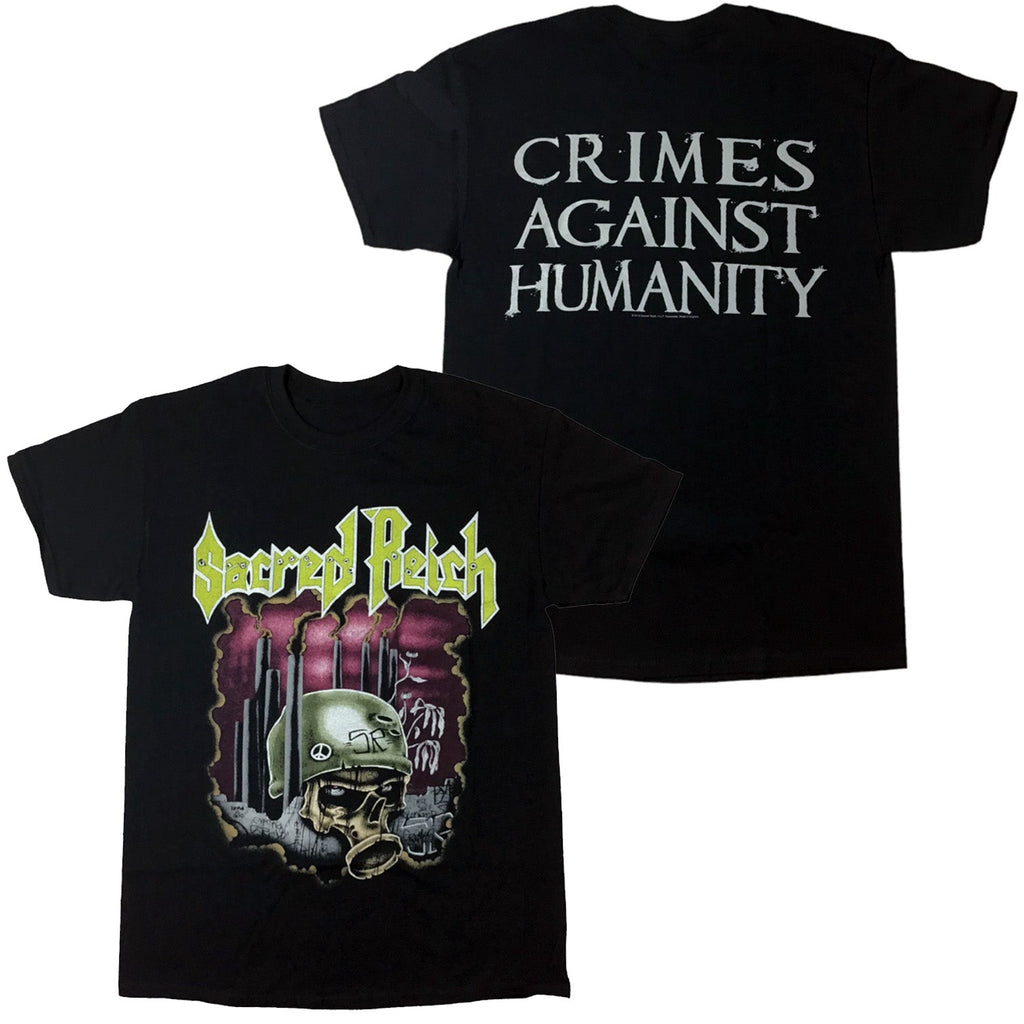 Sacred Reich - Crimes Against Humanity t-shirt Hoodie, Sweatshirt | CoreVibeTees.com (Image 1)