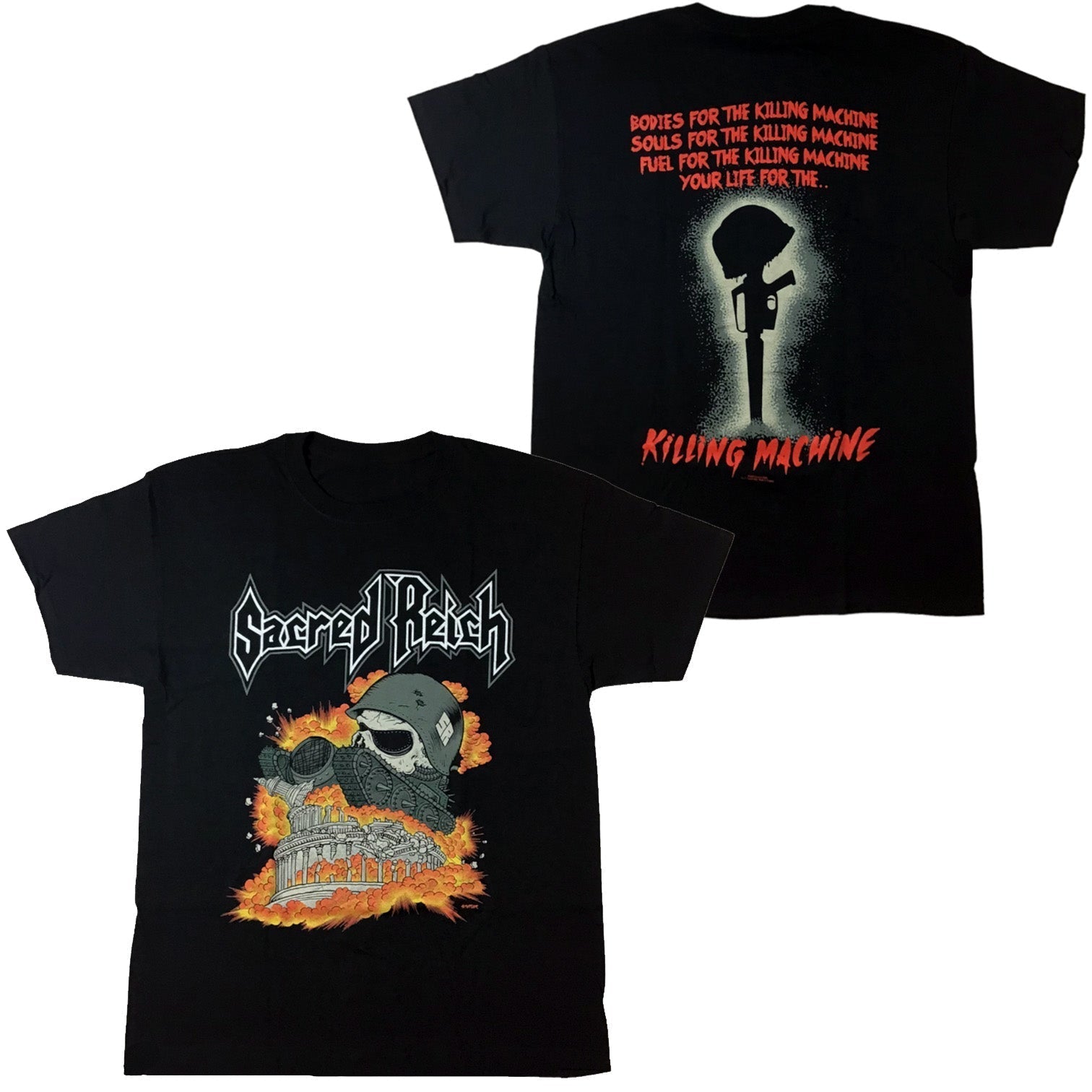 Sacred Reich - Killing Machine t-shirt Hoodie, Sweatshirt | CoreVibeTees.com (Image 1)