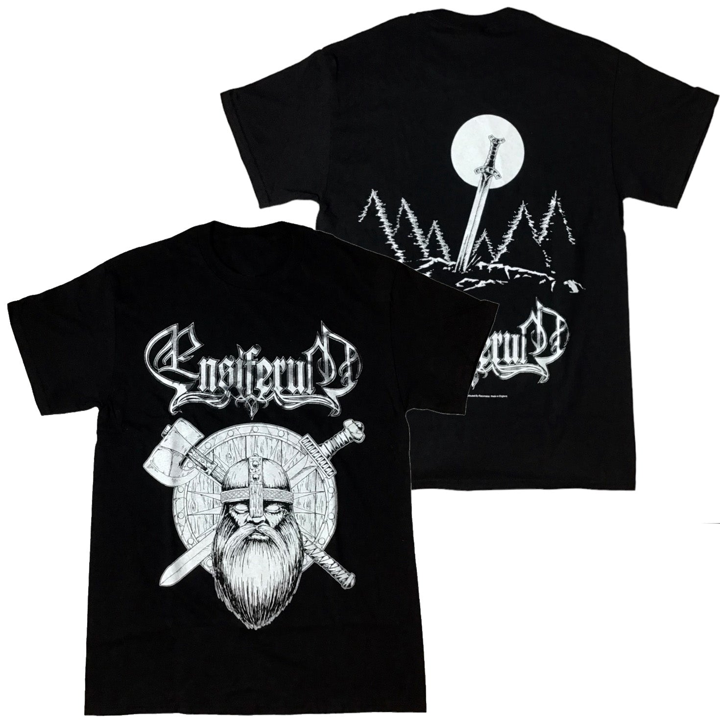 Ensiferum - Sword & Axe t-shirt Hoodie, Sweatshirt | CoreVibeTees.com (Image 1)