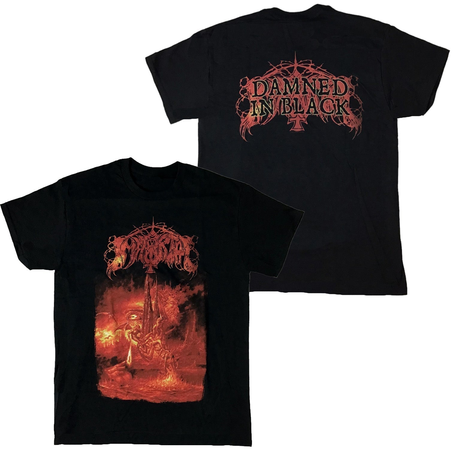 Immortal - Damned In Black t-shirt Hoodie, Sweatshirt | CoreVibeTees.com (Image 1)