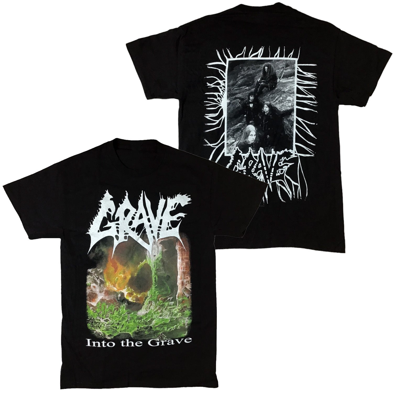 Grave - Into The Grave t-shirt Hoodie, Sweatshirt | CoreVibeTees.com (Image 1)