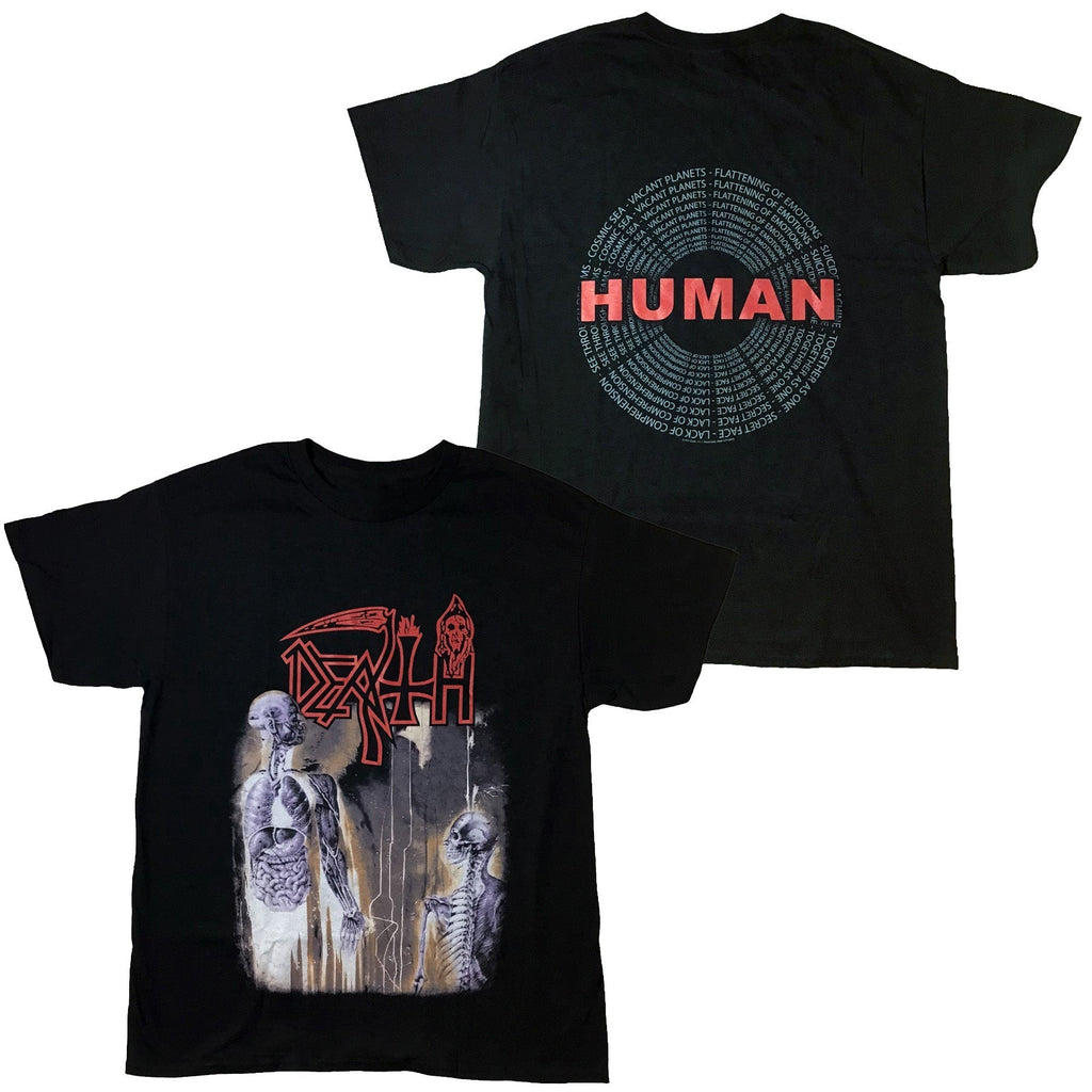 Death - Human (2-sided) t-shirt Hoodie, Sweatshirt | CoreVibeTees.com (Image 1)