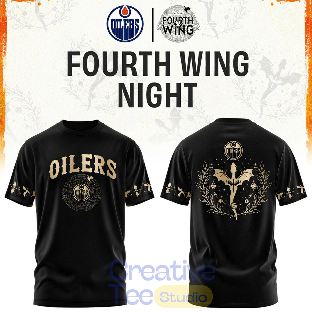 Edmonton Oilers Fourth Wings Night Limited Edition Hoodie