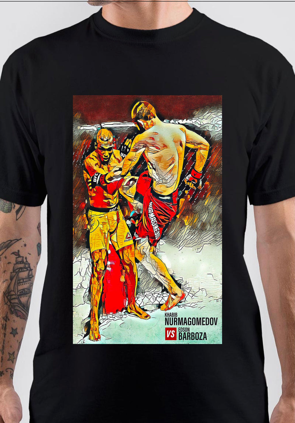 Edson Barboza Art T-Shirt Style001 Hoodie, Sweatshirt | CoreVibeTees.com