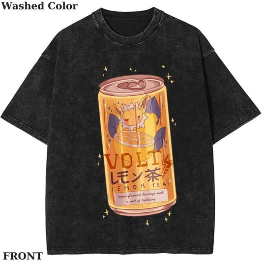 Eeveelution Drinks Pokemon Graphic Shirt, Pokemon T-Shirt, PKM Shirt, Anime Funny Shirt, Vintage Tee Menswear Womenswear Streetwear Cotton