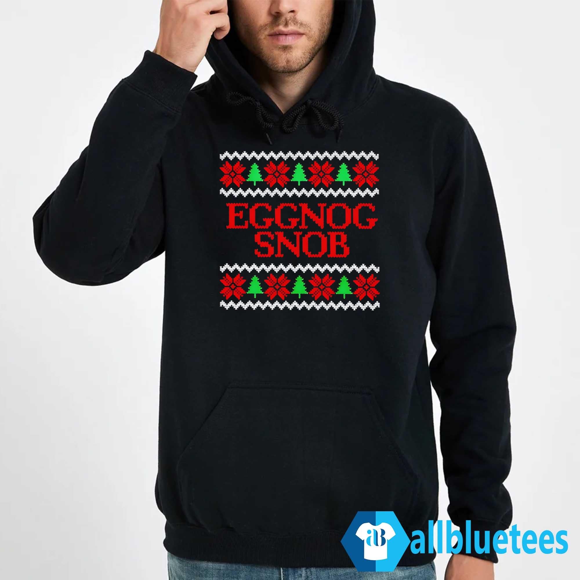 Eggnog Snob Christmas Sweater
