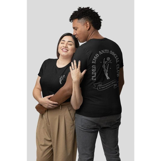 Elder Emo Anti-Social Club Tee, It was Never a Phase Shirt, Spooky Emo Shirt, Alt Goth Grunge Valentines Day Gift Ideas  T-shirt, sweater and Hoodie 2 sides