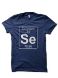 Element 34 Se Selenium Navy Blue T-Shirt Hoodie, Sweatshirt | CoreVibeTees.com