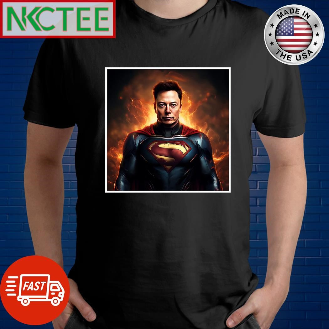 Elon Musk Superman shirt