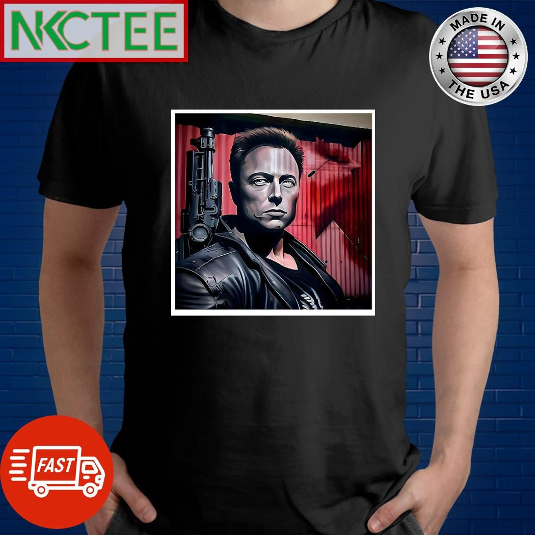 Elon Musk as Terminator shirt