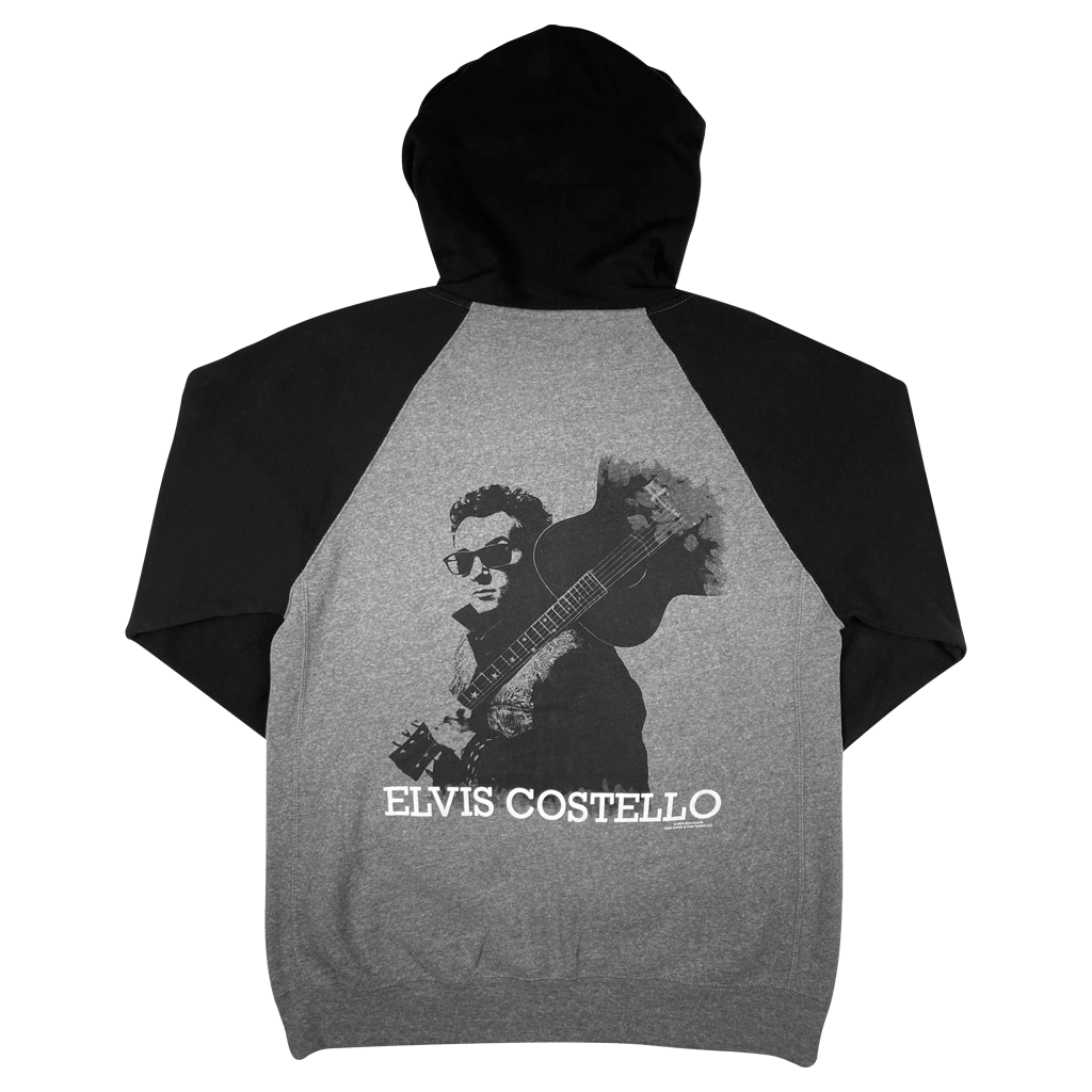 Guitar Grey/Black Zip Hoodie T-Shirts, Sweatshirt | CoreVibeTees.com (Image 2)