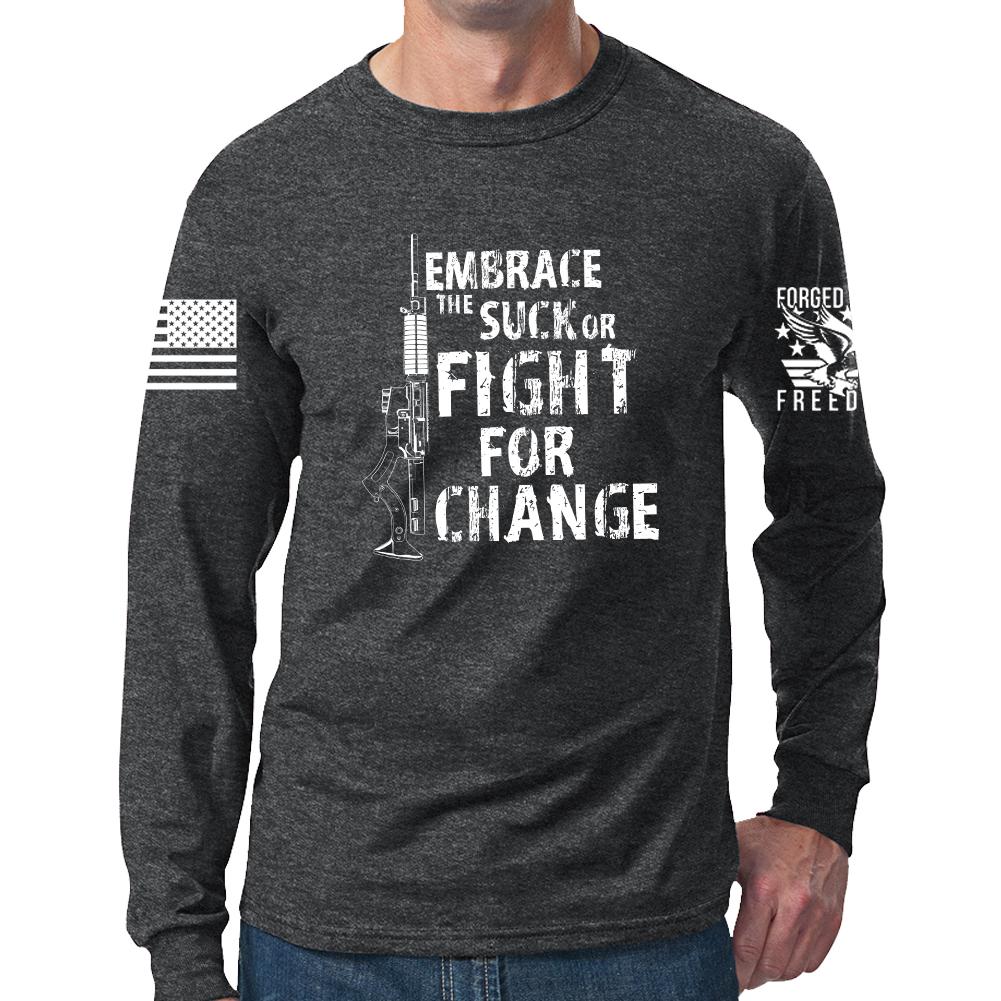 Embrace The Suck Long Sleeve T-shirt Style001 Hoodie, Sweatshirt | CoreVibeTees.com (Image 3)