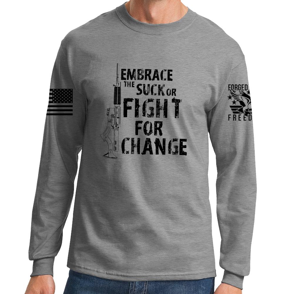 Embrace The Suck Long Sleeve T-shirt Style001 Hoodie, Sweatshirt | CoreVibeTees.com (Image 4)