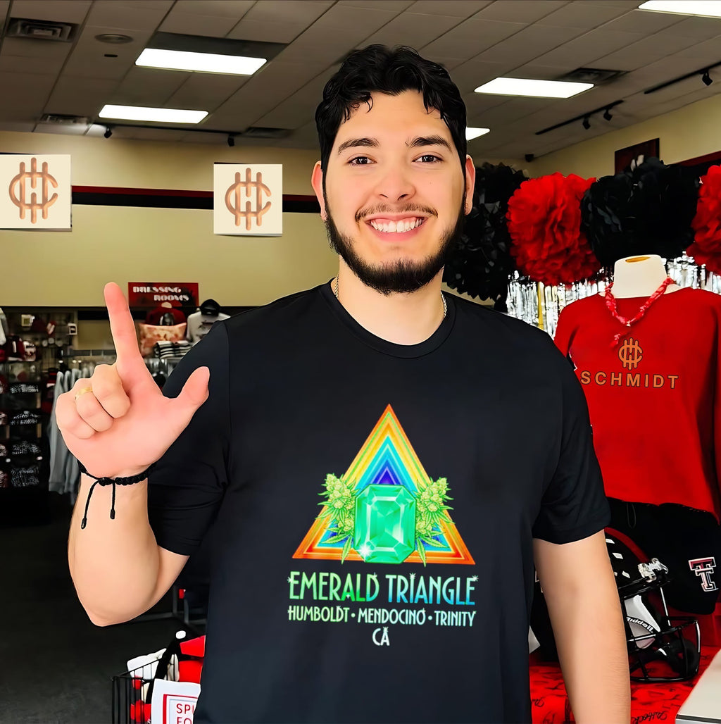 Emerald Triangle Humboldt Mendocino Trinity California Cannabis Growers Marijuana Shirt