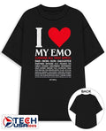 Emery I love my Emo choose all that apply shirt