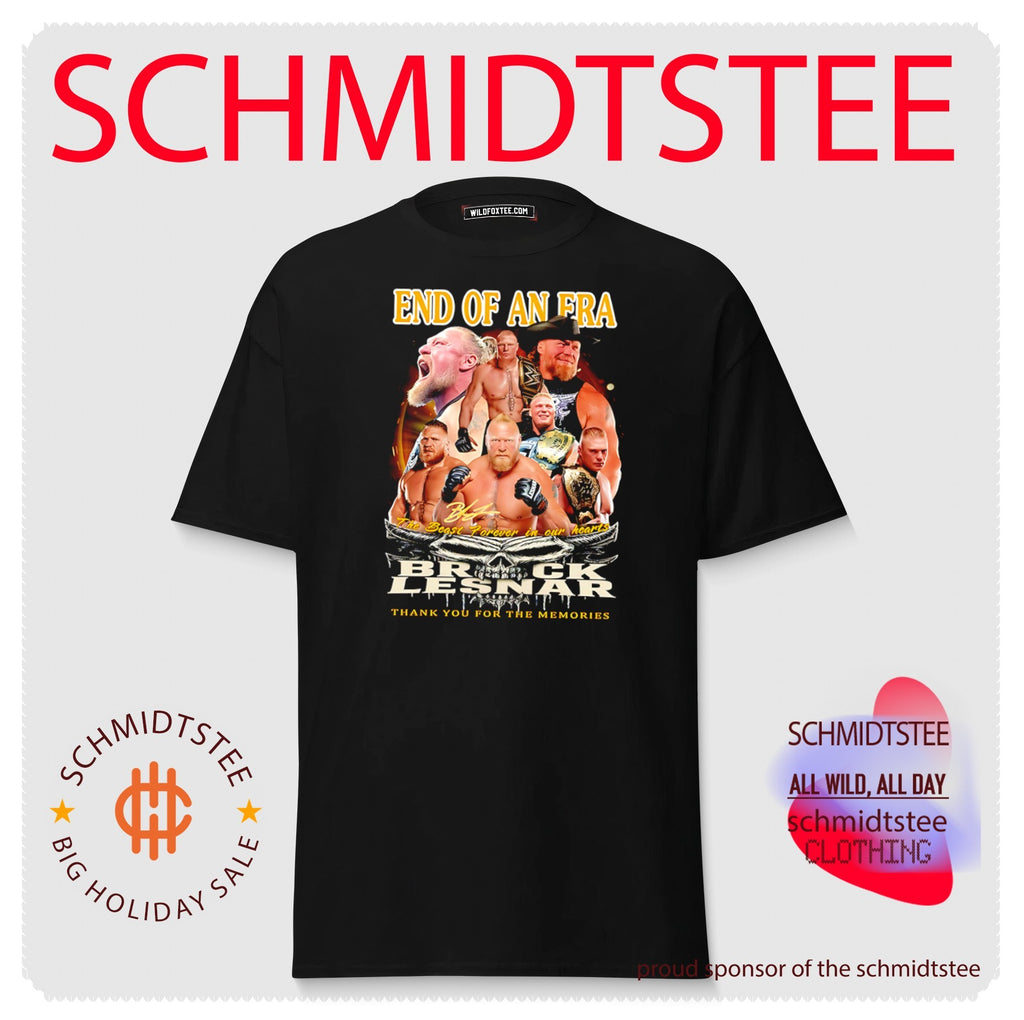 End of an era Brock Lesnar thank you for the memories shirt