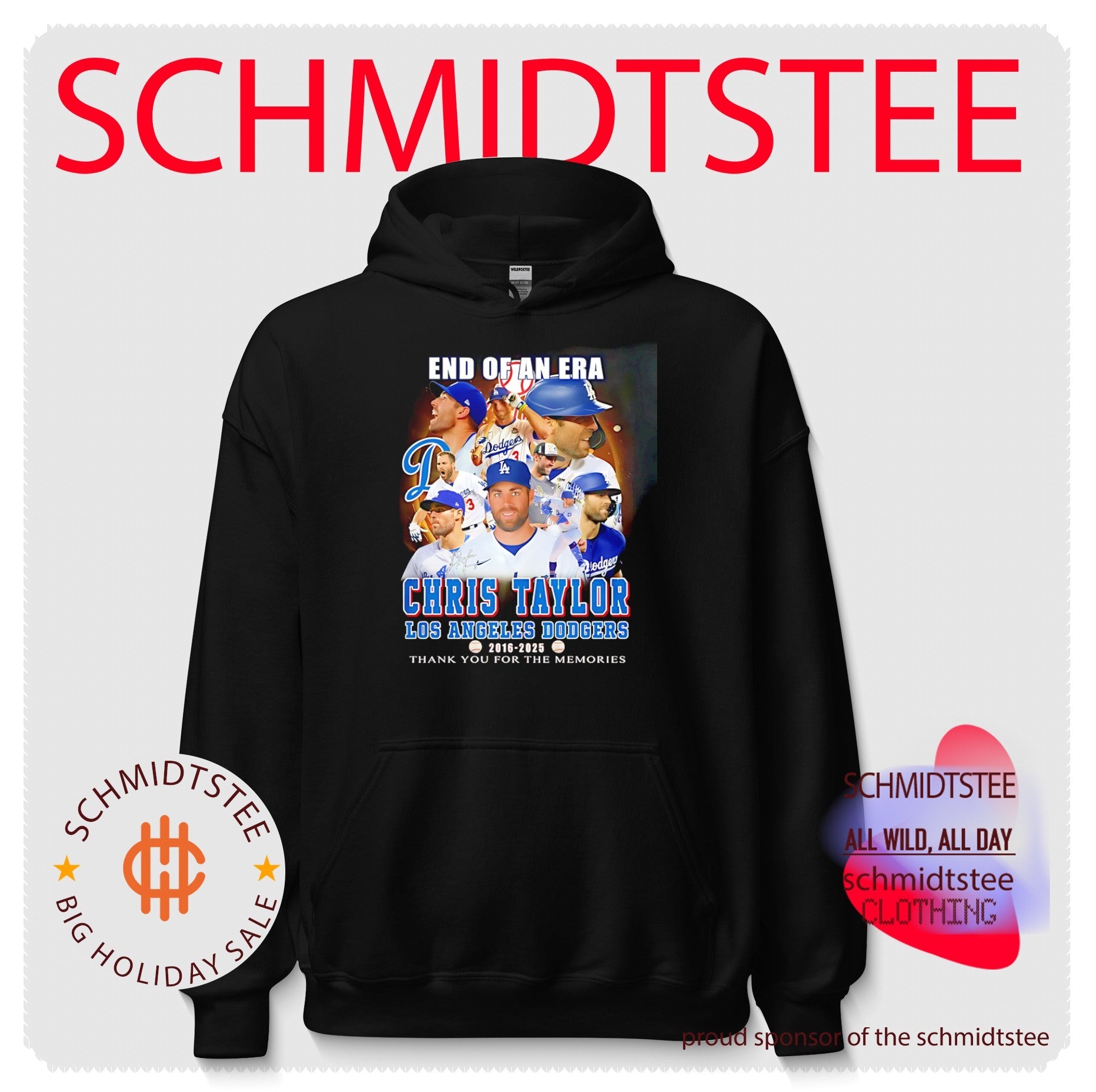End of an era Los Angeles Dodgers Chris Taylor thank you for the memories shirt