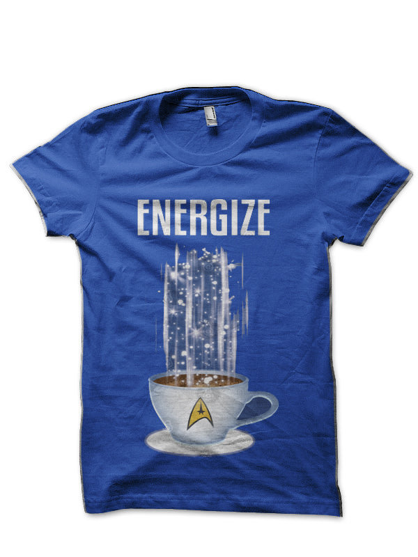 Energize Royal Blue T-Shirt Hoodie, Sweatshirt | CoreVibeTees.com