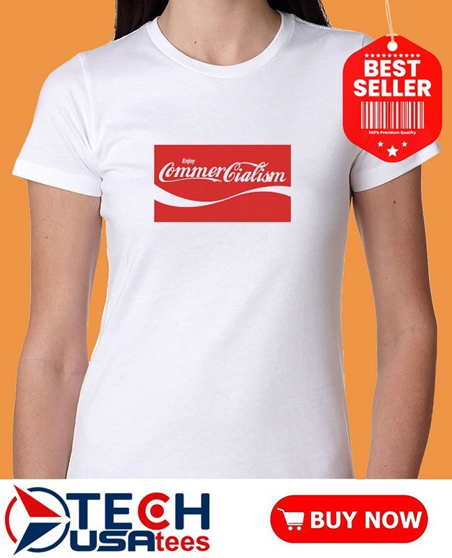 Enjoy Commercialism Cola parody shirt