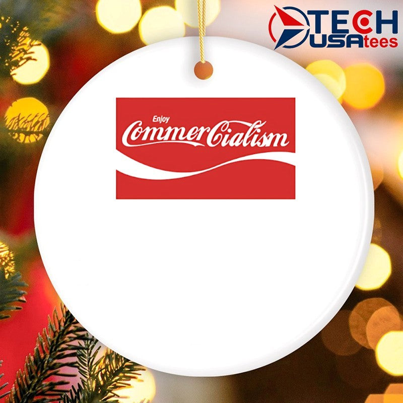 Enjoy Commercialism Cola parody shirt