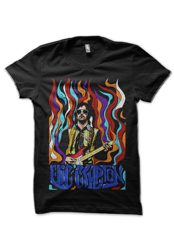 Eric Clapton Black T-Shirt Style001 Hoodie, Sweatshirt | CoreVibeTees.com